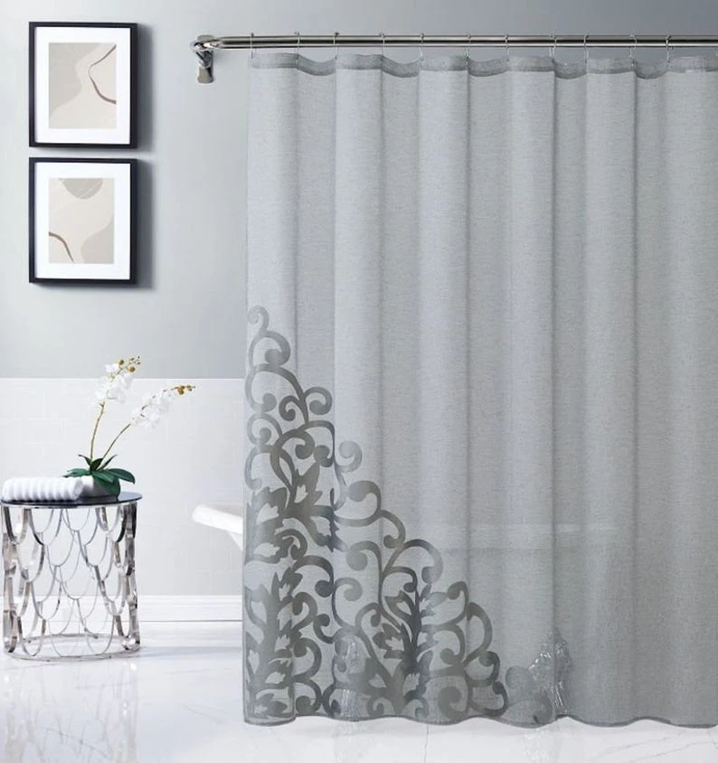 SN20692Flocking Design shower curtain - 副本.png