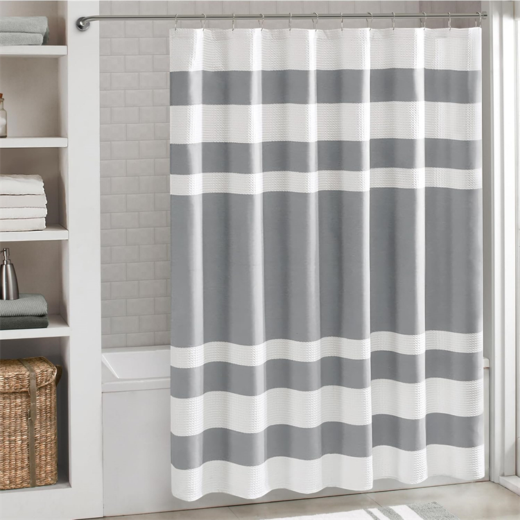 SN25007Yarn dyed Shower Curtain - 副本.jpg